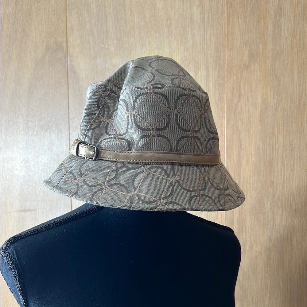 Nine West Brown Bucket Hat with Classic Silhouette